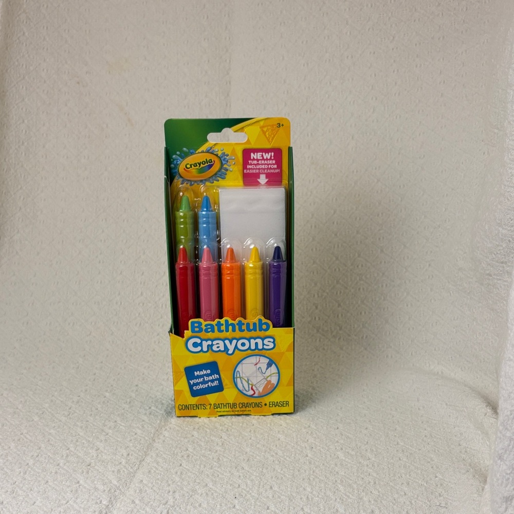 Crayola Bathtub Crayons - Yellow, Green, Blue, Red, Purple, Orange, White